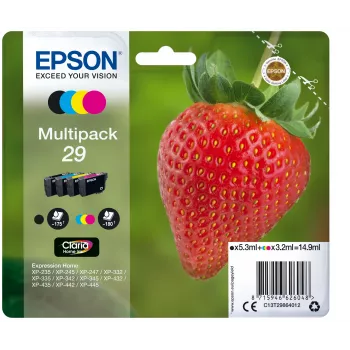 Epson Strawberry πολυσυσκευασία 4 χρωμάτων 29 Claria Home μελάνι