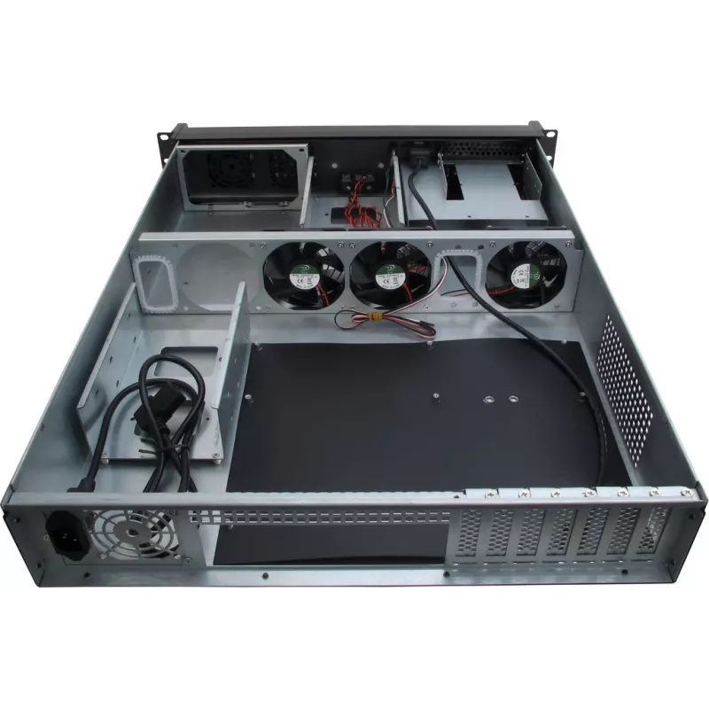 Θήκη server Inter-Tech IPC 2U-2098-SL Rack μαύρη