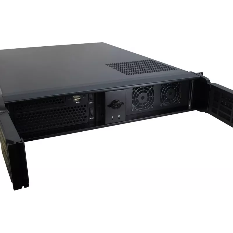 Θήκη server Inter-Tech IPC 2U-2098-SL Rack μαύρη