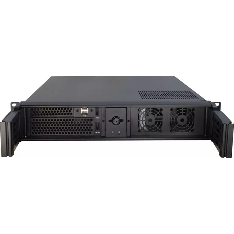 Θήκη server Inter-Tech IPC 2U-2098-SL Rack μαύρη