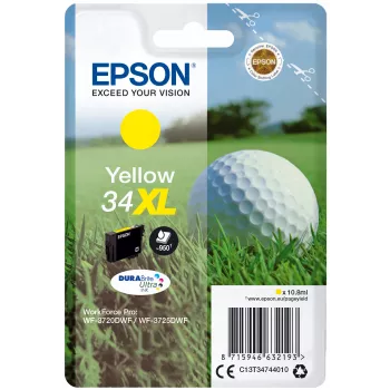 Μελανοδοχείο Epson 34XL κίτρινο 950 σελίδες C13T34744010