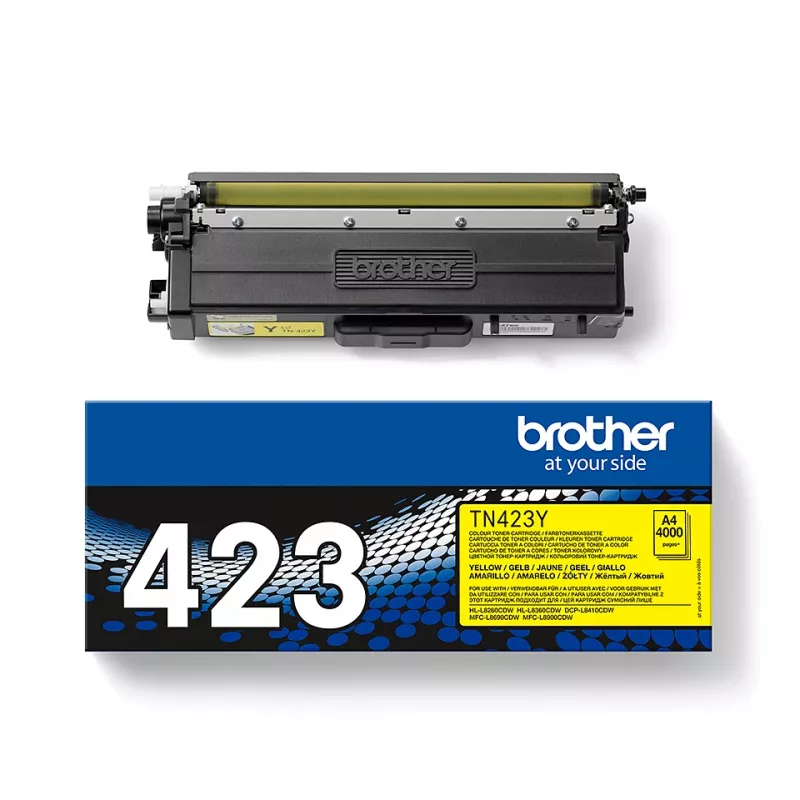 Τόνερ Brother TN-423Y 3000 σελίδες κίτρινο