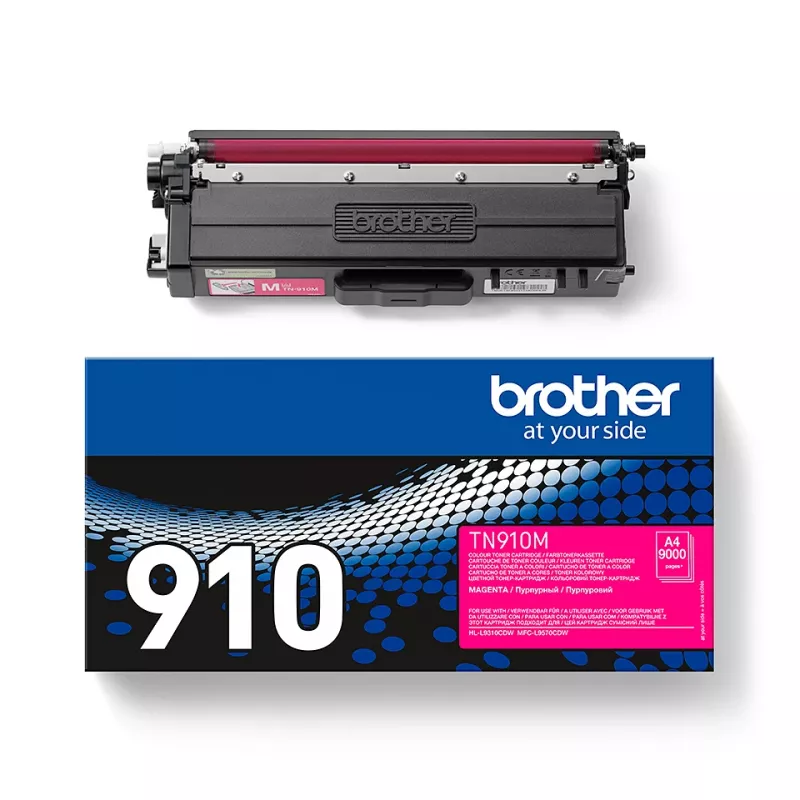 Τόνερ Brother TN910M Ultra Jumbo 9000 σελίδες ματζέντα