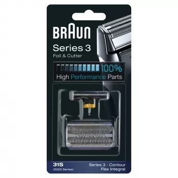 Κεφαλή ξυρίσματος BRAUN Series 3 31S – ανταλλακτική κεφαλή, μονή κεφαλή, μαύρο, 10 g