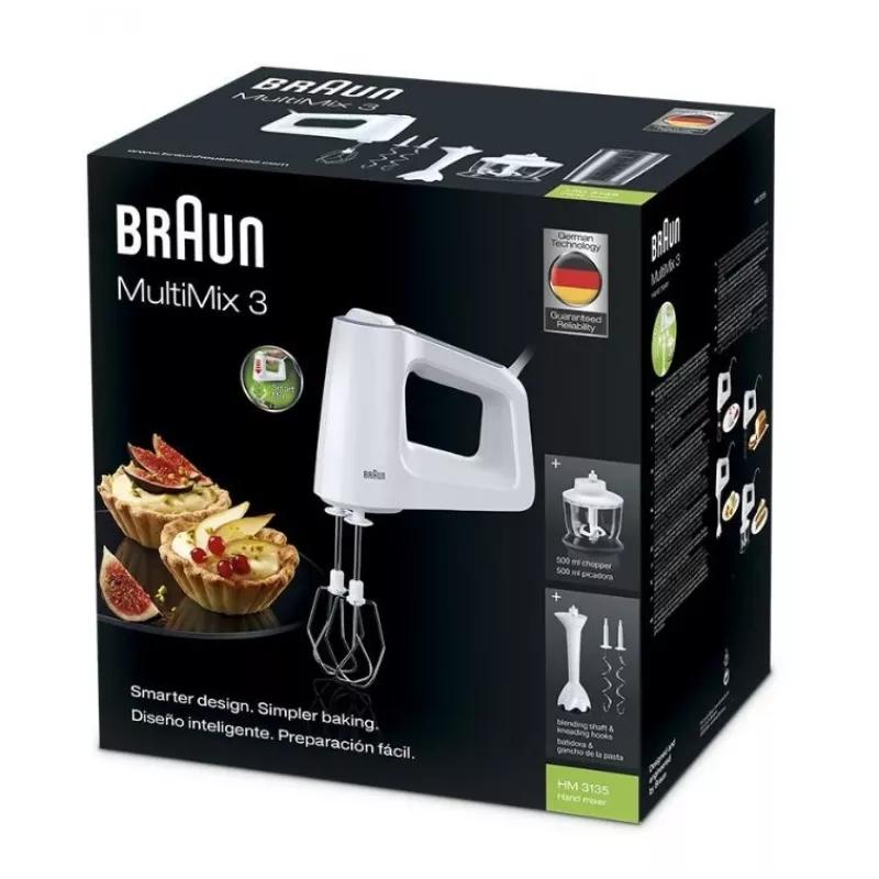 Braun HM 3135 WH μίξερ χειρός 500 W γκρι, λευκό