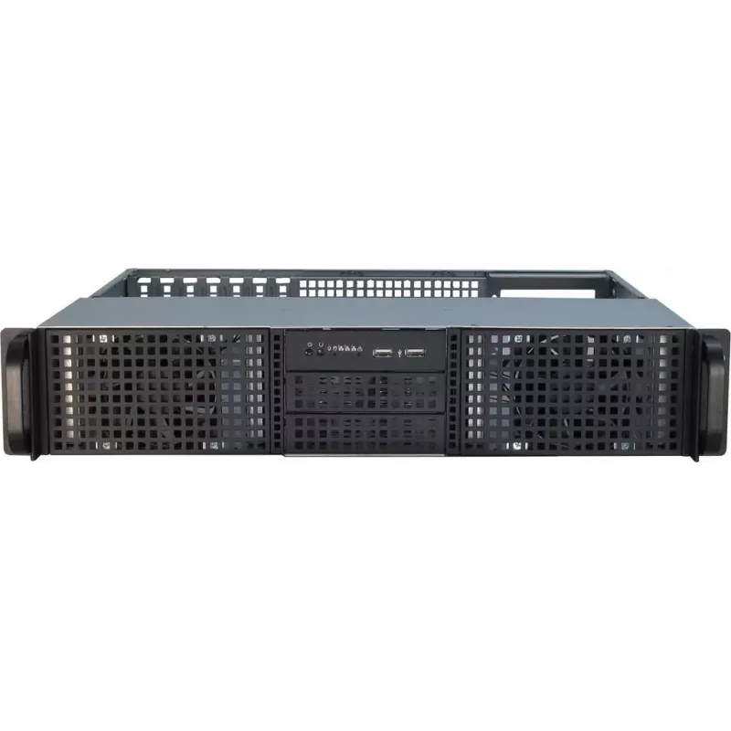 Κουτί διακομιστή Inter-Tech 2U-20240 Rack μαύρο