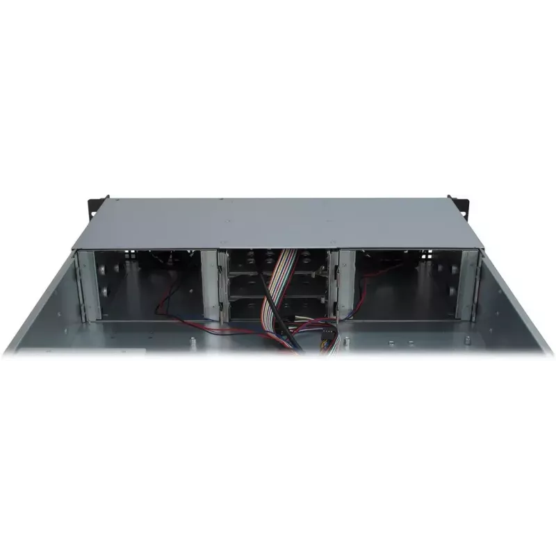 Κουτί διακομιστή Inter-Tech 2U-20240 Rack μαύρο