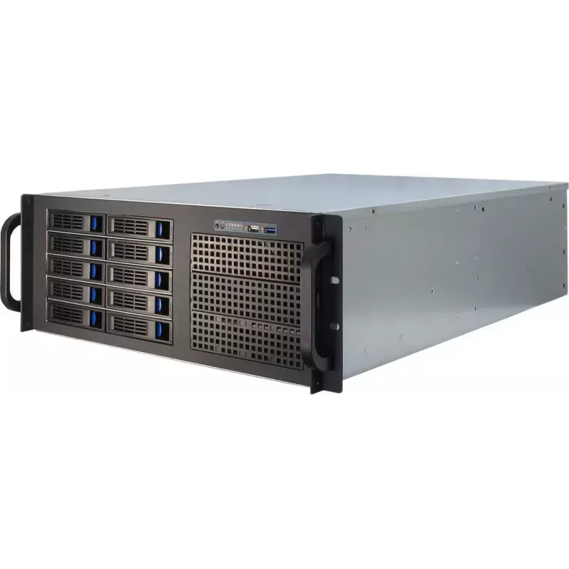 Κουτί διακομιστή Inter-Tech IPC 4U-4410 Rack μαύρο
