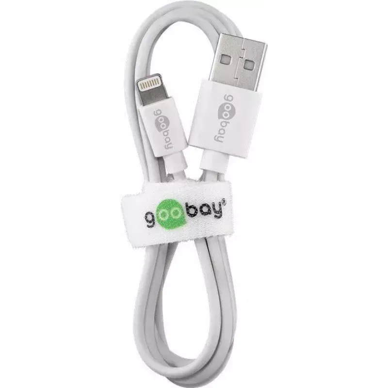 Goobay Καλώδιο φόρτισης και συγχρονισμού Lightning USB 2 m Lightning USB A