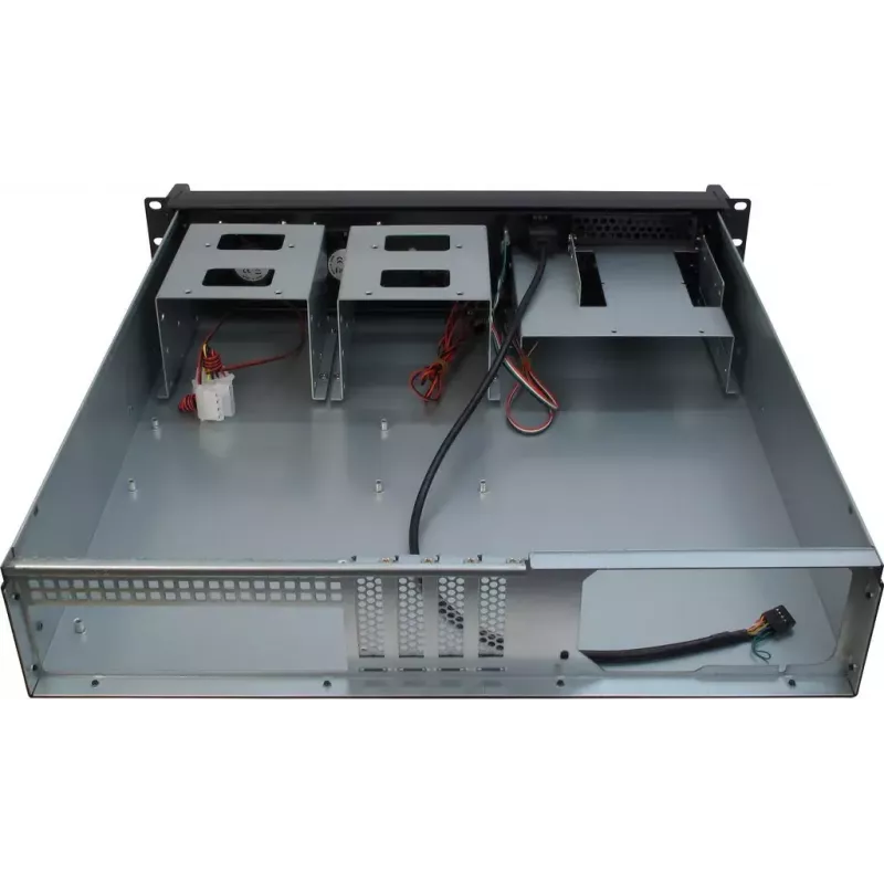 Κουτί διακομιστή Inter-Tech 2U-2098-SK Rack μαύρο