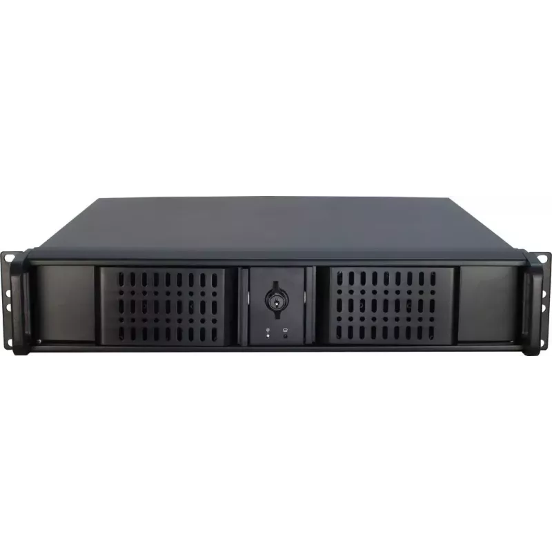 Κουτί διακομιστή Inter-Tech 2U-2098-SK Rack μαύρο