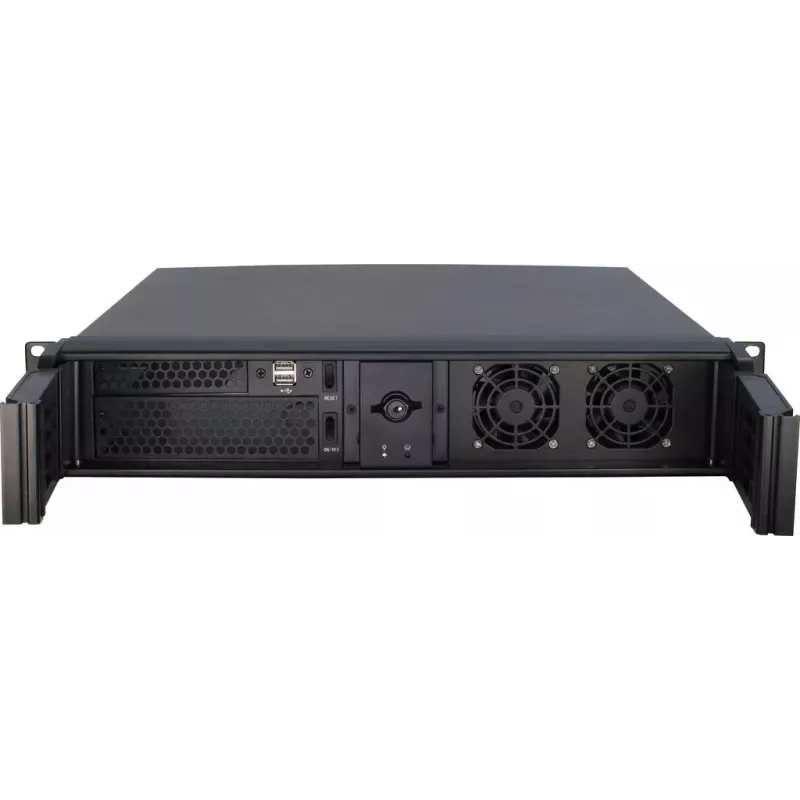 Κουτί διακομιστή Inter-Tech 2U-2098-SK Rack μαύρο