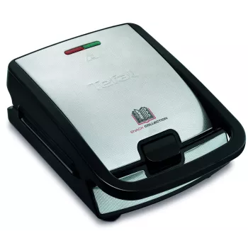 Tefal Snack Collection SW852D Τοστιέρα 700 W μαύρο, ανοξείδωτο ατσάλι