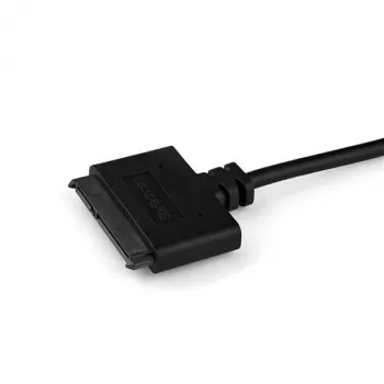 StarTech.com Καλώδιο SATA σε USB με UASP, μαύρο, 6 Gbit/s, CE, FCC, 0 – 60 °C, -10 – 70 °C, 49 mm