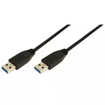 LogiLink CU0038 καλώδιο USB 3.0, USB-A M/M, 1 m, μαύρο