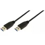 LogiLink CU0038 καλώδιο USB 3.0, USB-A M/M, 1 m, μαύρο