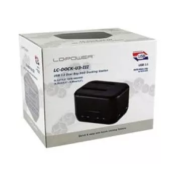 Σταθμός σύνδεσης σκληρών δίσκων LC-Power LC-DOCK-U3-III
