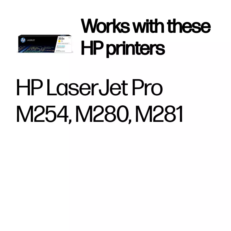 HP LaserJet 203X High Yield κίτρινο γνήσιο τόνερ