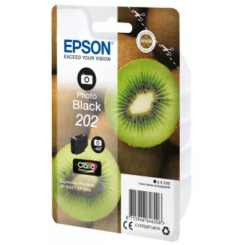 Μελανωτή κασέτα Epson 202 4,1 ml φωτογραφικό μαύρο για Expression Premium XP-6000 XP-6005 XP-6100 XP-6105