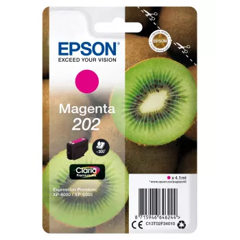 Epson Kiwi Singlepack ματζέντα 202 Claria Premium μελανωτή κασέτα