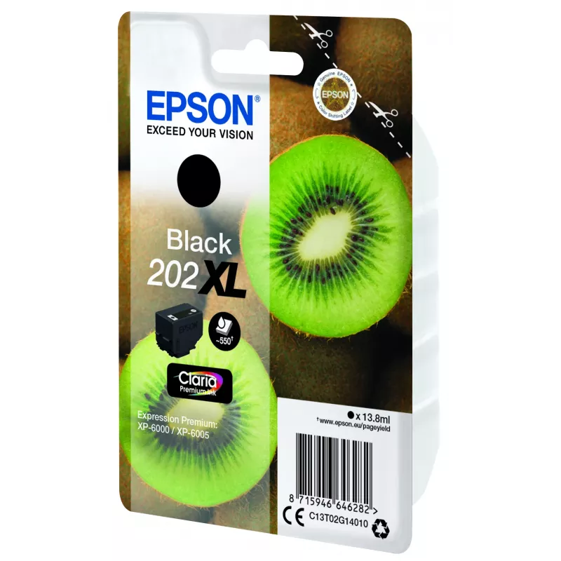 Epson Kiwi Singlepack μαύρο 202XL Claria Premium μελάνι