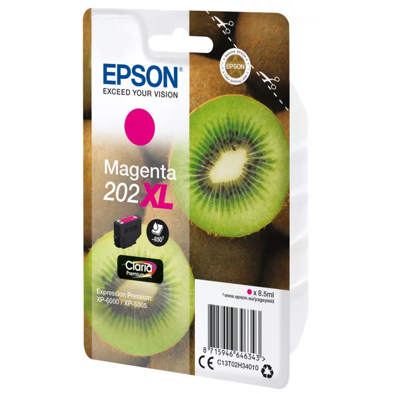 Epson Kiwi Singlepack ματζέντα 202XL Claria Premium μελάνι