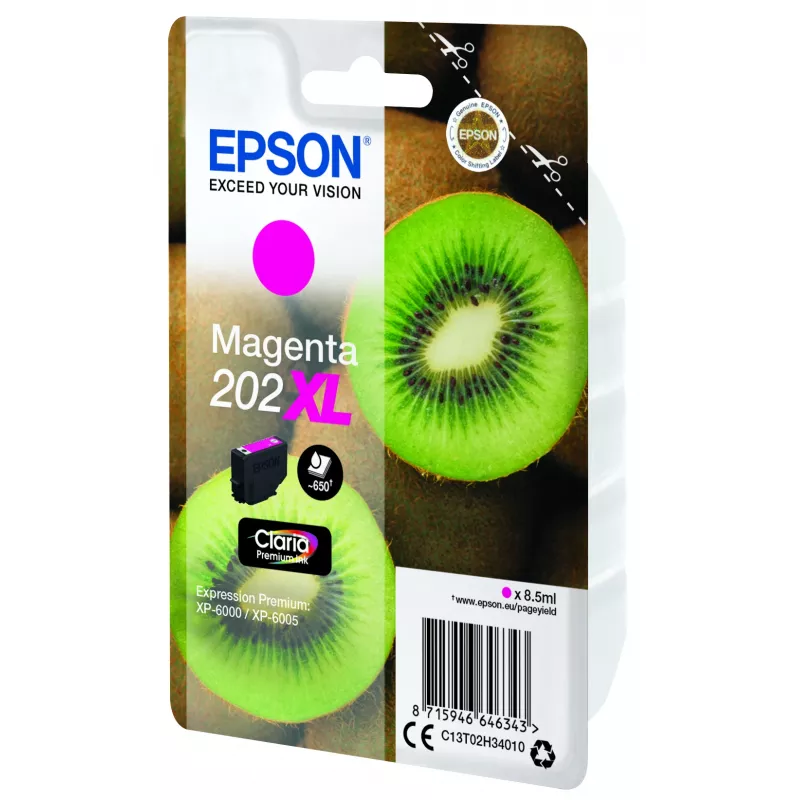 Epson Kiwi Singlepack ματζέντα 202XL Claria Premium μελάνι