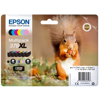 Epson Squirrel Multipack 6 χρώματα 378XL Claria Photo HD μελάνι