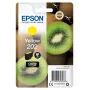 Epson Kiwi Singlepack κίτρινο 202 Claria Premium Ink, standard απόδοση, κίτρινο, pigment μελάνι, 4,1 ml, 1 τεμ., 300 σελίδες