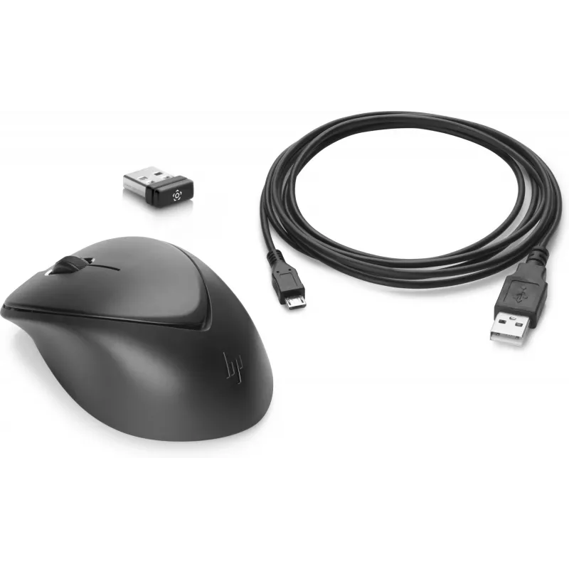 HP Wireless Premium ποντίκι, αμφίχειρο, laser, RF Wireless, 1200 DPI, μαύρο