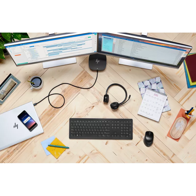 HP Wireless Premium ποντίκι, αμφίχειρο, laser, RF Wireless, 1200 DPI, μαύρο