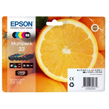 Epson Oranges Multipack 5 χρώματα 33 Claria Premium Ink
