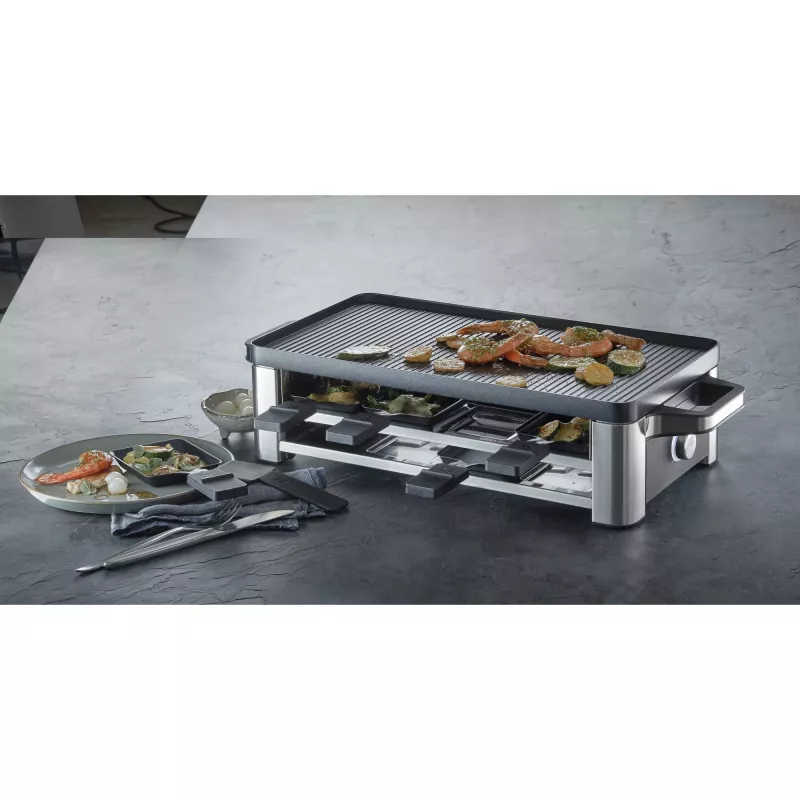 WMF Lono 0415040011 Raclettegrill 8 ατόμων 1500 W μαύρο, χρώμιο