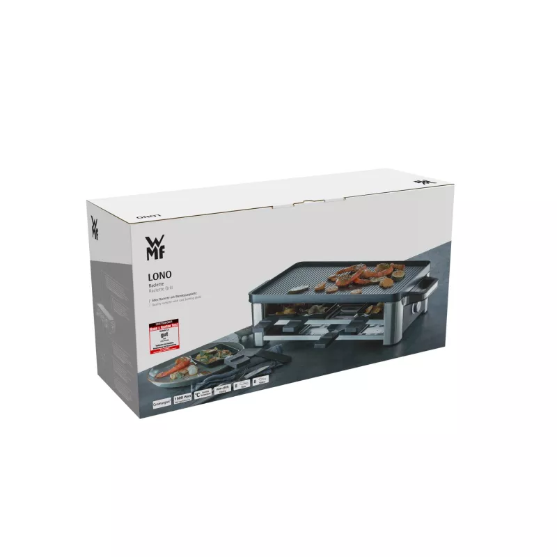 WMF Lono 0415040011 Raclettegrill 8 ατόμων 1500 W μαύρο, χρώμιο