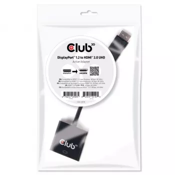 Ενεργός προσαρμογέας DisplayPort 1.2 σε HDMI 2.0 CLUB3D CAC-2070