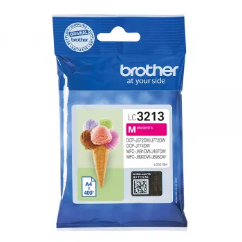 Brother LC3213M Δοχείο μελανιού, 1 τεμ., Γνήσιο, Υψηλής (XL) απόδοσης, Ματζέντα