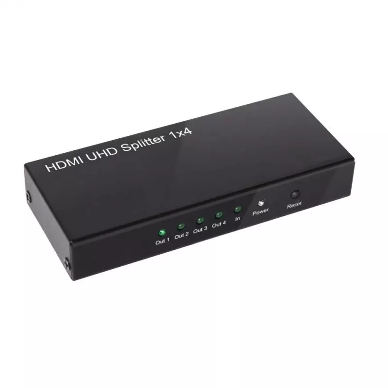 CLUB3D HDMI™ 4K@60Hz UHD Διαχωριστής AC Power 4 Θύρες