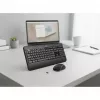 Ασύρματο σετ πληκτρολογίου και ποντικιού Logitech MK540 Advanced – Πληκτρολόγιο πλήρους μεγέθους QWERTZ, δέκτης USB, διάταξη US, εργονομικό ποντίκι, μαύρο/λευκό