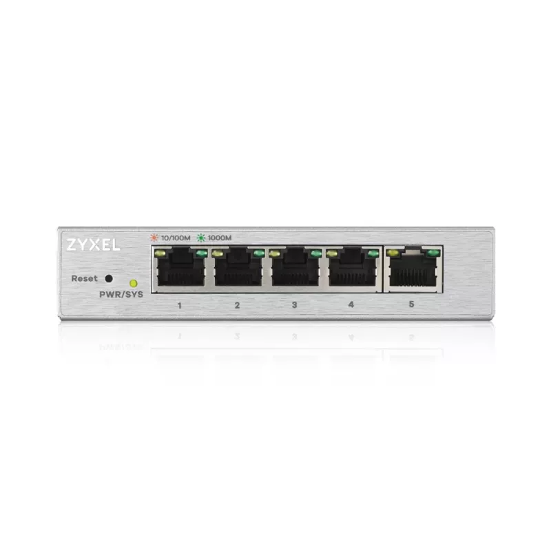 Zyxel GS1200-5 Managed Gigabit Ethernet (10/100/1000) ασημί