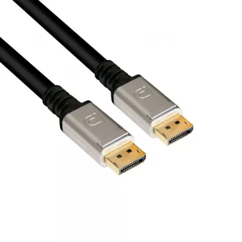 Club 3D CAC-1069 καλώδιο DisplayPort 1.4 HBR3 8K 60 Hz, 32,4 Gbps, DSC, HDR, πιστοποίηση VESA, M/M, 4 m, μαύρο