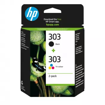 Μελανοδοχείο HP 303 3YM92AE πολυσυσκευασία μαύρο & χρώμα
