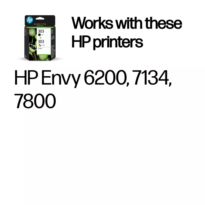 Μελανοδοχείο HP 303 3YM92AE πολυσυσκευασία μαύρο & χρώμα