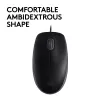 Ποντίκι Logitech B110 Silent Ενσύρματο USB Μαύρο