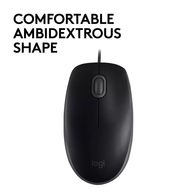 Ποντίκι Logitech B110 Silent Ενσύρματο USB Μαύρο