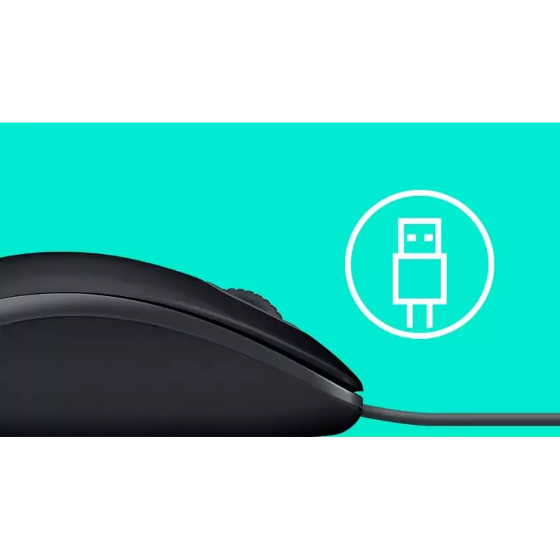 Ποντίκι Logitech B110 Silent Ενσύρματο USB Μαύρο