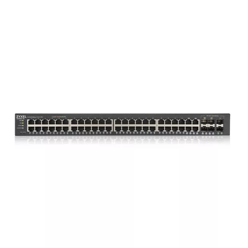 Zyxel GS1920-48V2 Managed Gigabit Ethernet (10/100/1000) Μαύρο