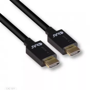 Club 3D CAC-1371 πιστοποιημένο καλώδιο Ultra High Speed HDMI 2.1, 48 Gbps, 4K 120 Hz / 8K 60 Hz / 10K 120 Hz, ARC, HDR, M/M, 1 m