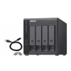 4-Bay QNAP TR-004 - 2.5/3.5 ίντσες - Serial ATA II - 0,1,5,10,JBOD - 3.2 Gen 1 (3.1 Gen 1) - USB Type-C Θήκη