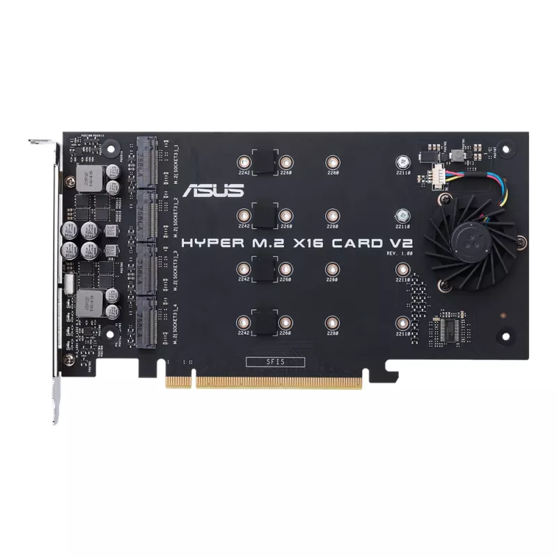 ASUS HYPER M.2 X16 CARD V2 εσωτερική κάρτα διασύνδεσης/αντάπτορας
