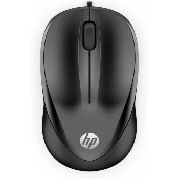 HP Ενσύρματο ποντίκι 1000, αμφιδέξιο, USB Type-A, 1200 DPI, Μαύρο